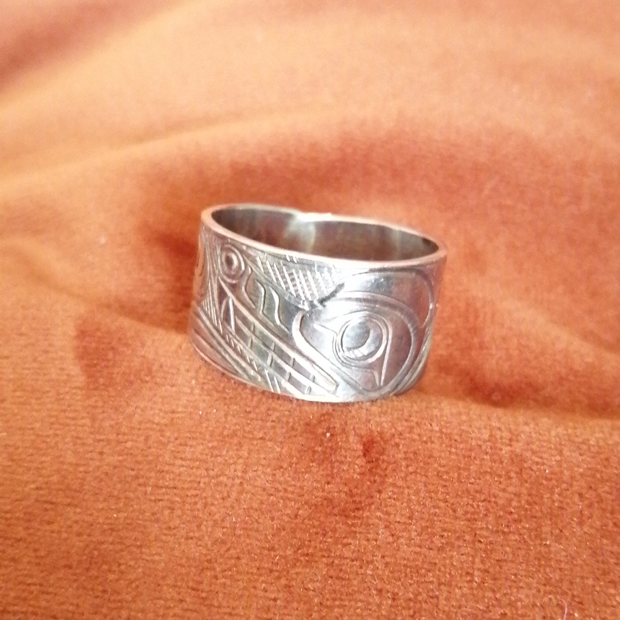 Native American Wolf Ring